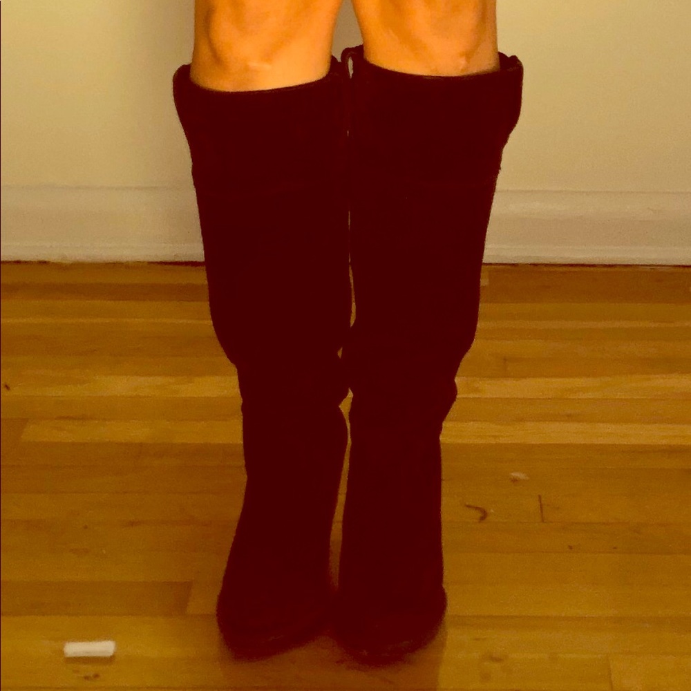 Michael kors knee high black boots
